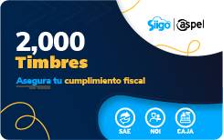 [SOFAPL3210] Timbres Fiscales ASPEL FACTE/2000 Electrónicos