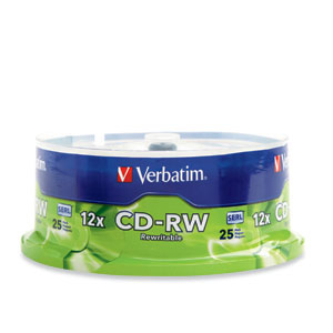[CDRWCB1630] Disco CD-RW VERBATIM 95155