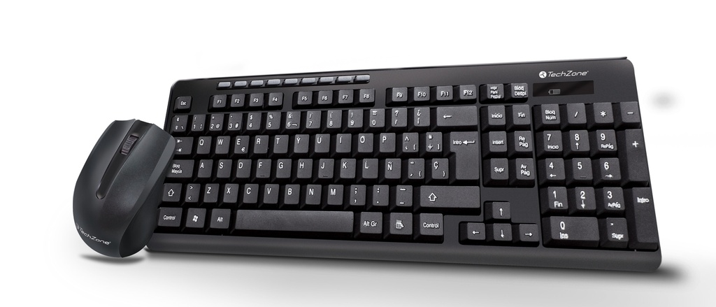 [KITTCH150] Kit de Teclado y Mouse TECHZONE TZ16COMB01-INA