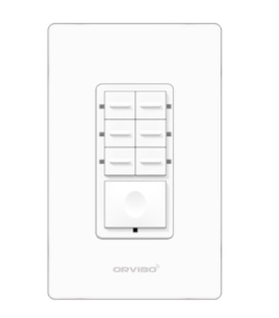 [ACCORB070] Botonera de 7 Escenas Inteligente ZIGBEE  Orvibo T10S7ZW-1UO