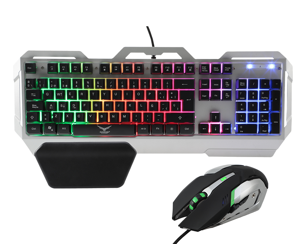[KITNCB120] Kit de Teclado y Mouse Gaming Naceb Gaming NA-0911