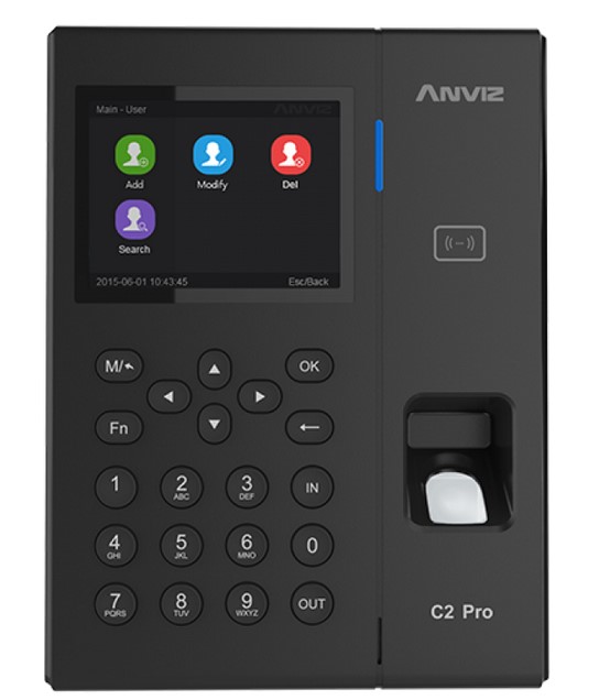 [SOFAVZ410] Control de Asistencia Biométrico Anviz AN-C2PRO