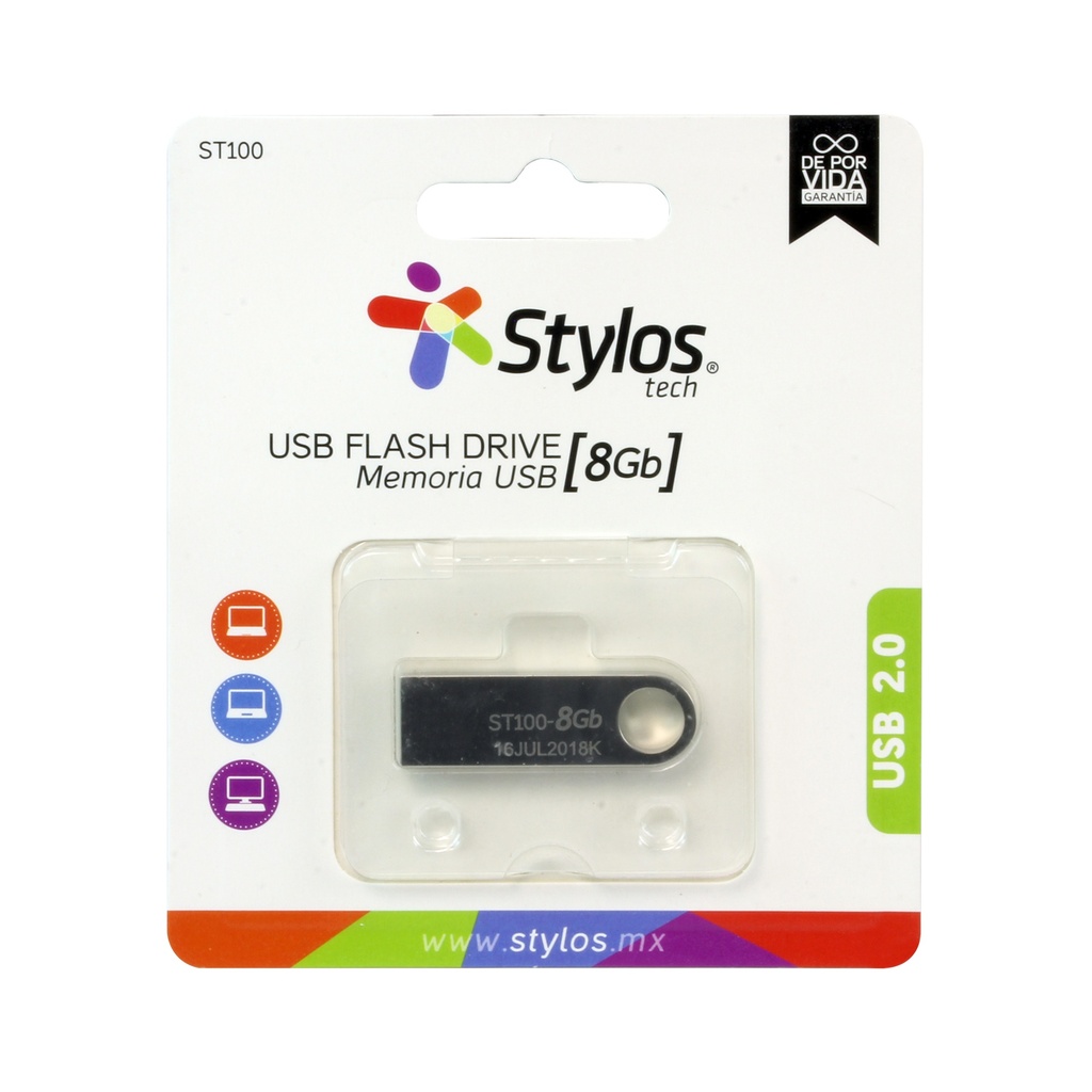 [MEMSTY040] Memoria USB Stylos STMUSB1B