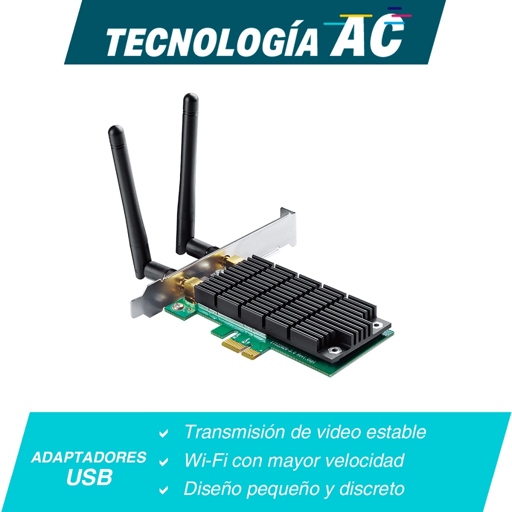 [TARTPL500] Tarjeta Dual Band PCI-Express TP-LINK Archer T4E