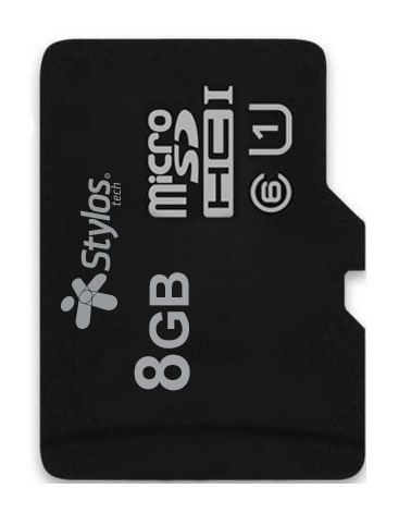 [MEMSTY080] Memoria Micro SD 8GB Stylos  STMSDS1B