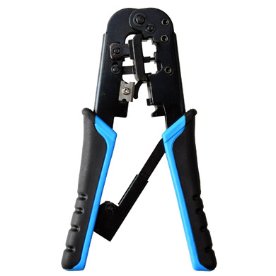 [ACCRBT5220] Pinza Crimpeadora  BROBOTIX RJ11/RJ12/RJ45 AZUL