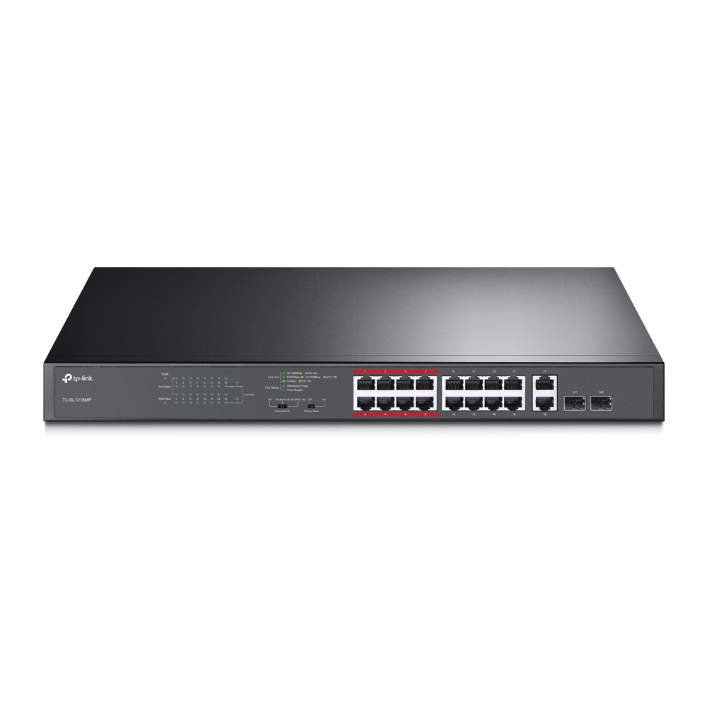 [SWTTPL690] SWITCH POE TP-LINK TL-SL1218MP