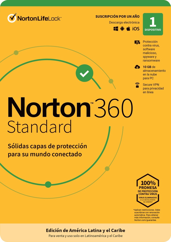 [SOFNRT1610] Antivirus Estándar NORTON TMNR-032