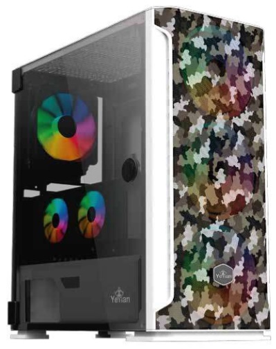 [GABYEY210] GABINETE  HOLLOW 2500 ATX,C/T 3VEN ARGB/MESH/ Yeyian YGH-49704