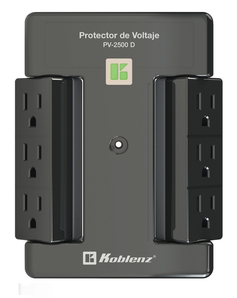 [REGKBZ220] Protector de voltaje, 2500 VA /2000 W, 6 cont KOBLENZ PV-2500 D
