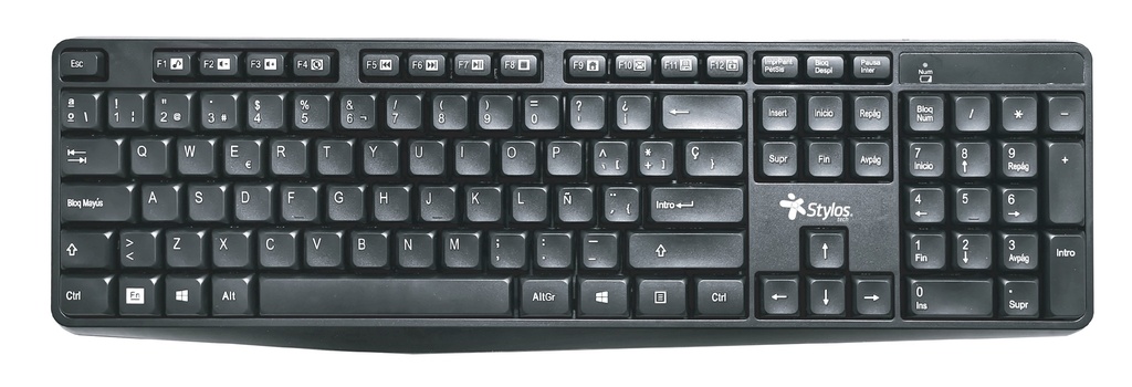 [TECSTY060] Teclado Inalámbrico  Stylos STPTEC4B