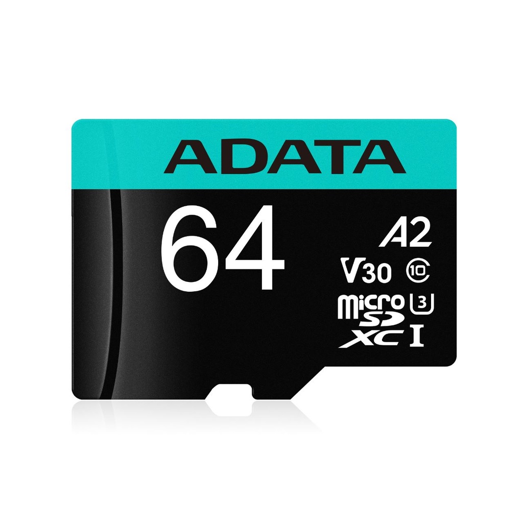 [MEMDAT6100] Micro Secure Digital Premier A2  ADATA UHS-I 64GB