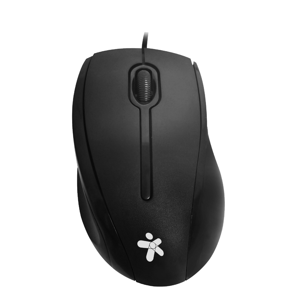 [MOUSTY090] Mouse Alámbrico Negro  Stylos STPMOA7B