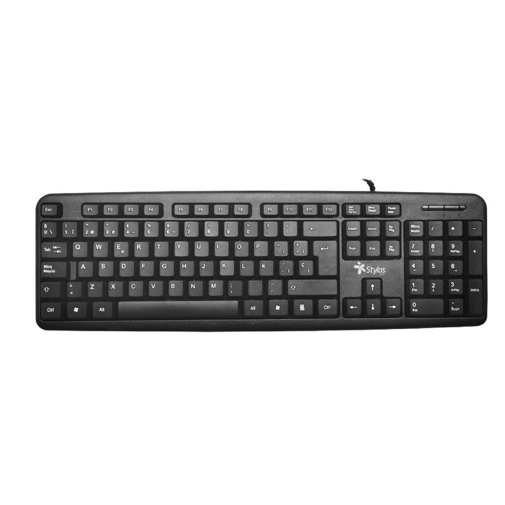 [TECSTY070] Teclado Alámbrico Stylos STPTEC5B
