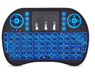 [TECRBT160] Teclado Mini Inalámbrico, Recargable, Ilumina BROBOTIX 963814