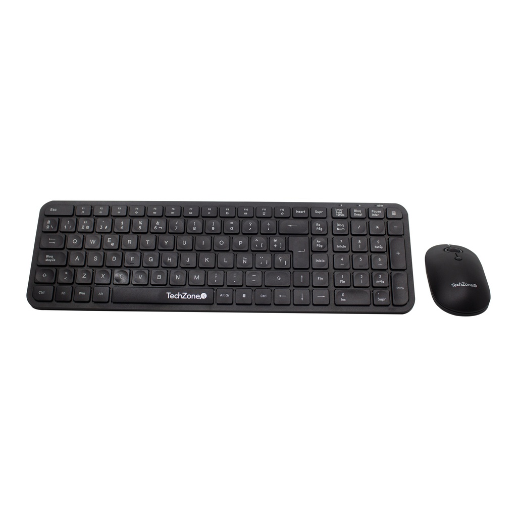[KITTCH390] Kit Teclado y Mouse Inalámbrico TECHZONE TZCOMBINA05