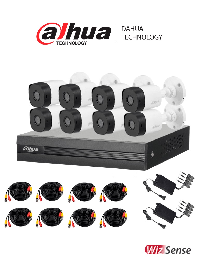 [KITDAH500] Kit de Videovigilancia Dahua Technology DH-KIT/XVR1B08-I/8-B1A21N-0360B