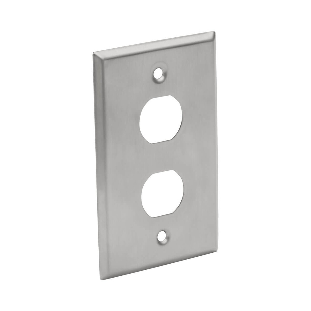 [CABTRL4150] Placa Frontal de Ancho Sencillo de 2 Puertos TRIPP-LITE N206-FP02-IND
