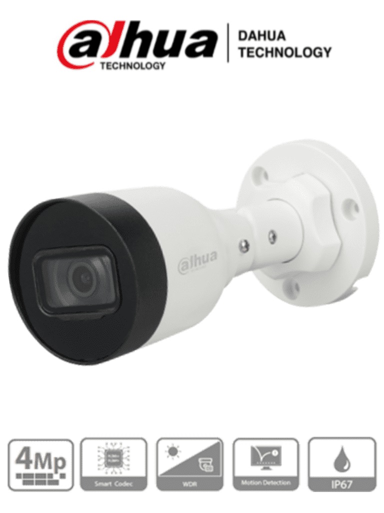 [CAMDAH3820] Cámara IP Bala  Dahua Technology DH-IPC-HFW1431S1P-A-0280B-S4-QH2