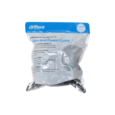 [CABDAH090] Cable de 50 Mts Armado para Video y Energía Dahua Technology DH-PFM942I-50-5