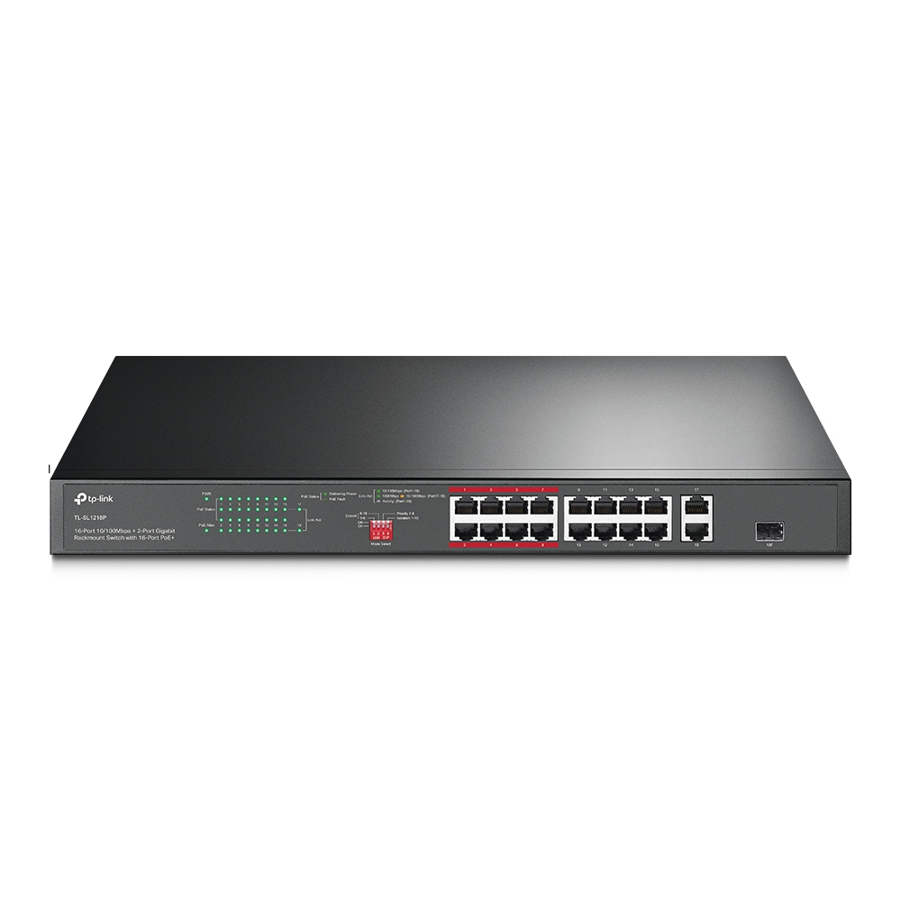 [SWTTPL1030] Switch POE TP-LINK TL-SL1218P