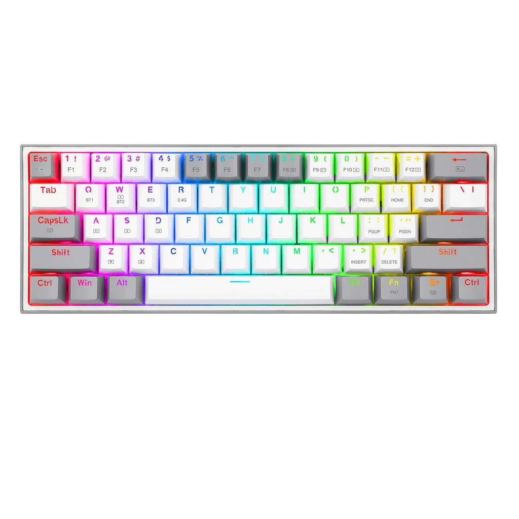 [TECRDG110] Teclado Mecánico Redragon Fizz Pro White/Gray