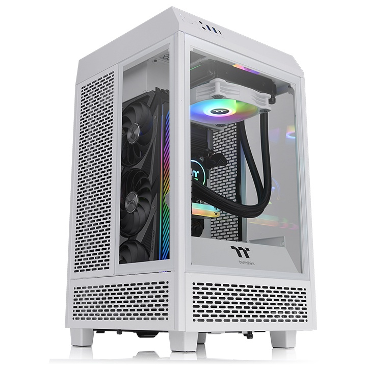 [GABTMK2150] Gabinete  THERMALTAKE The Tower 100 Snow Mini Chassis