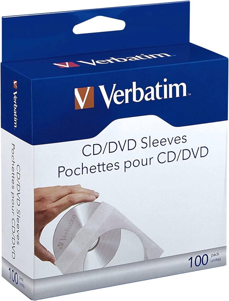 [CDRWCB1780] Sobre de papel para CD/DVD VERBATIM Sobre de Papel CD/DVD