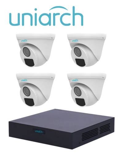 [KITUNI030] Kit de videovigilancia UNIARCH XVR301-04F/4*UAC-T112-F28