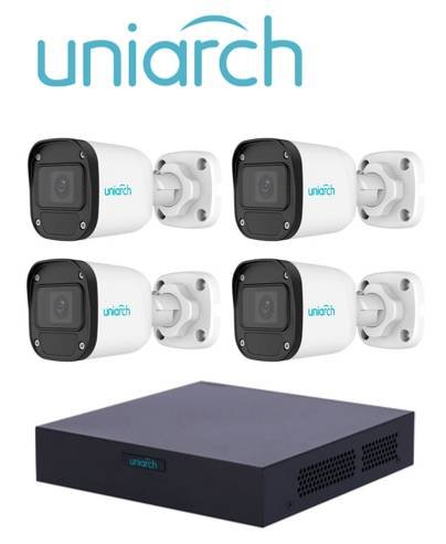 [KITUNI040] Kit de videovigilancia UNIARCH XVR301-04F/4*UAC-B112-F28