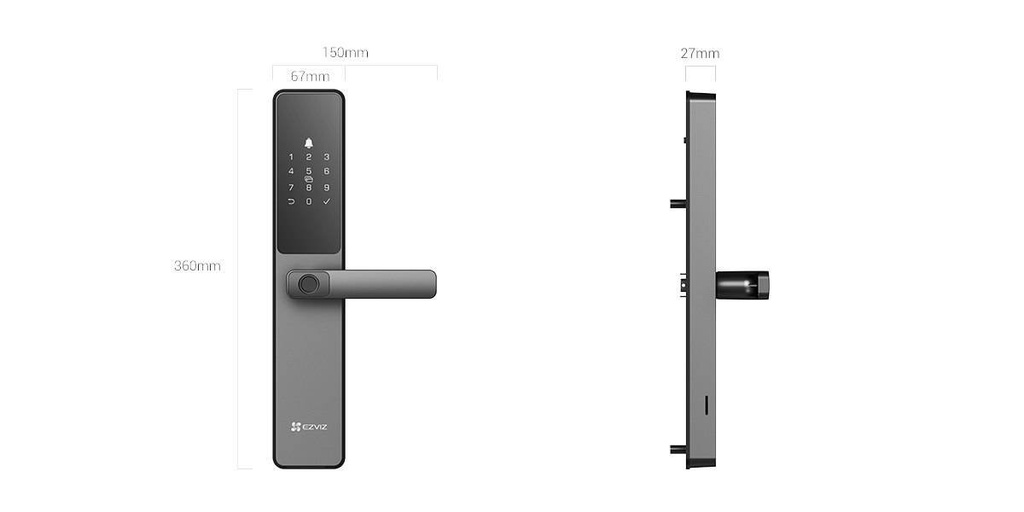 [ACCEZV180] Cerradura Inteligente EZVIZ DL05