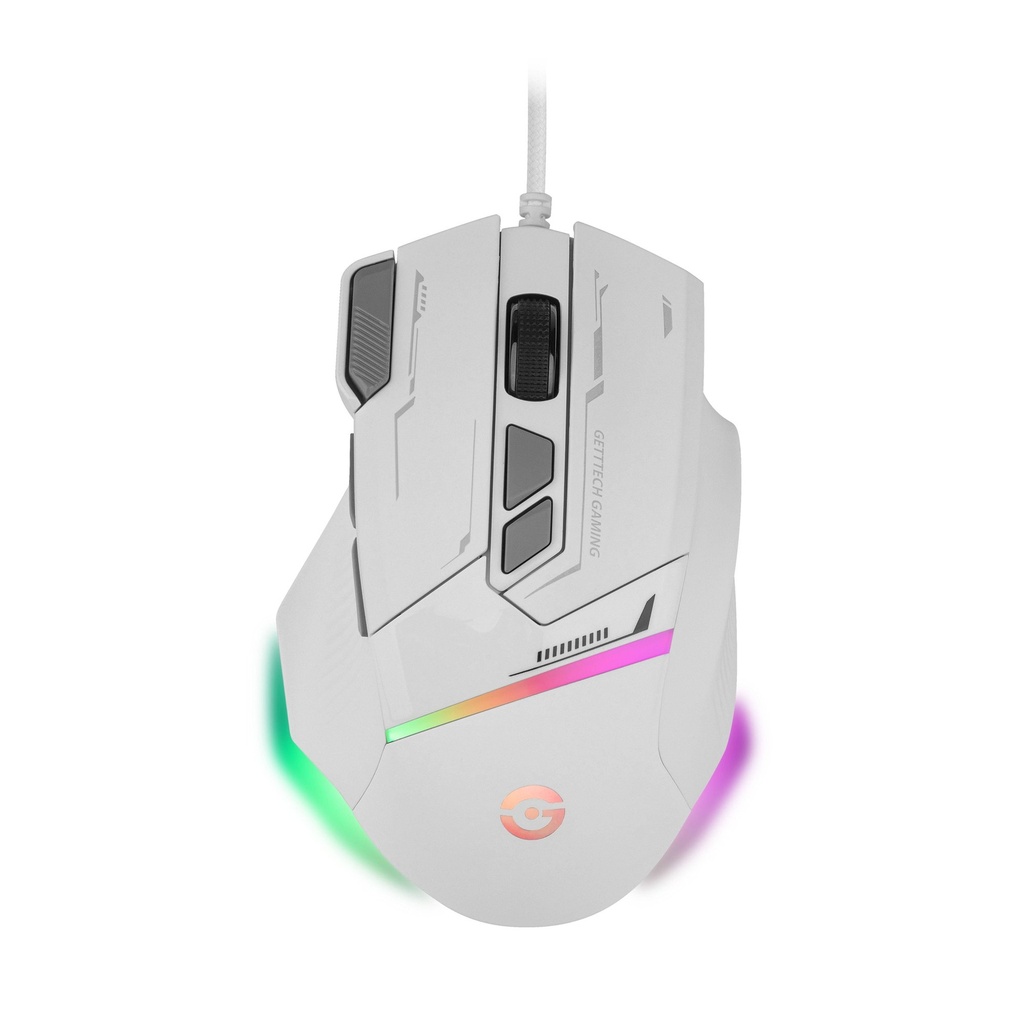 [MOUGET100] Mouse GETTTECH GPM-RGBWR-G1-WH