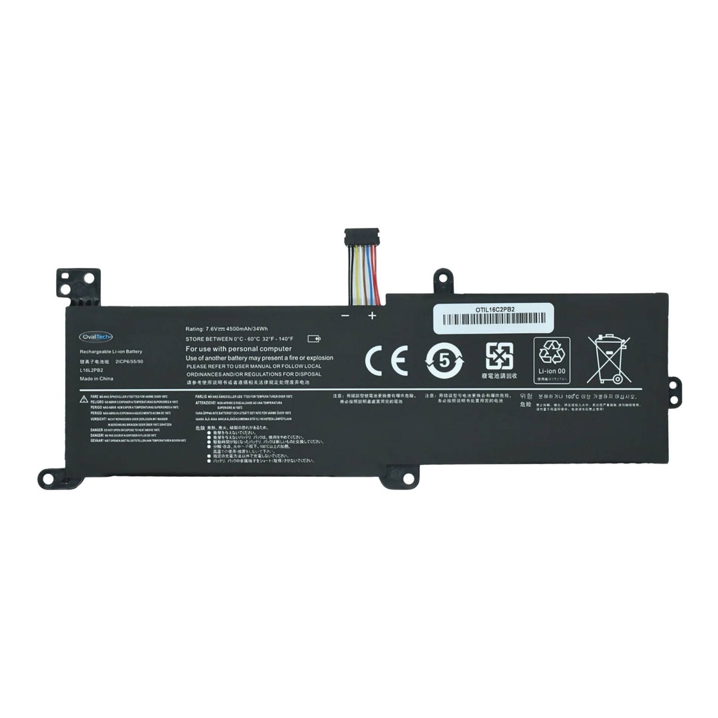 [BATOVL1590] Baterias para Laptops OVALTECH OTIL16C2PB2