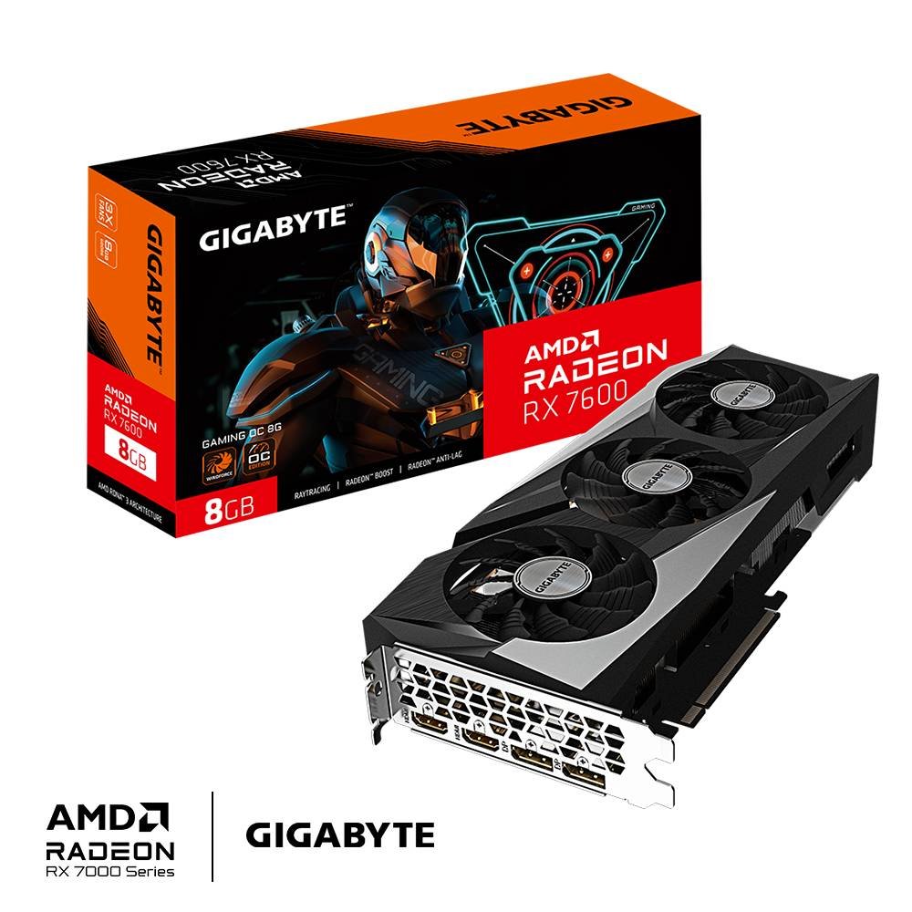 [TVIGIG3080] Tarjetas de Video GIGABYTE TAR VIDEO GV-R76GAMING OC-8GD