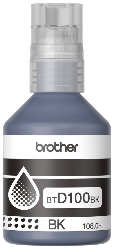 [CARBRT4510] Tinta BROTHER BTD100BK