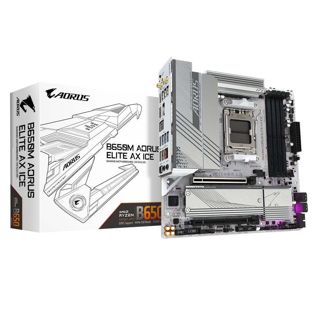 [MBDGIG5310] Motherboards GIGABYTE B650M A ELITE AX ICE
