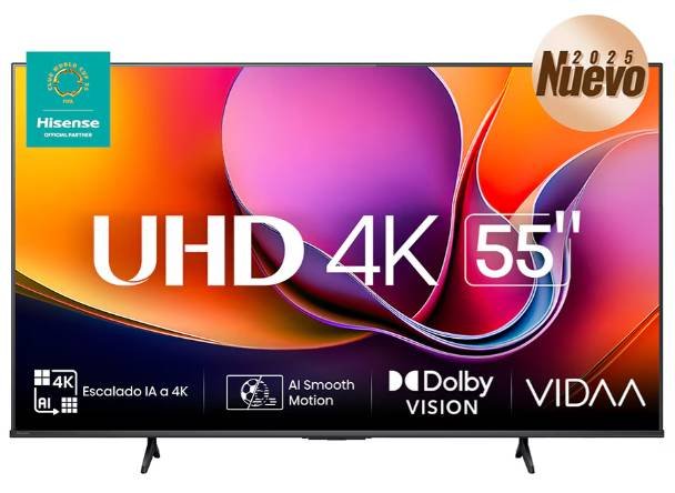 [PANHSE1880] Televisiones Hisense 55A65NV