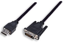 [ACCITL920] Cable HDMI A DVI MANHATTAN 372503
