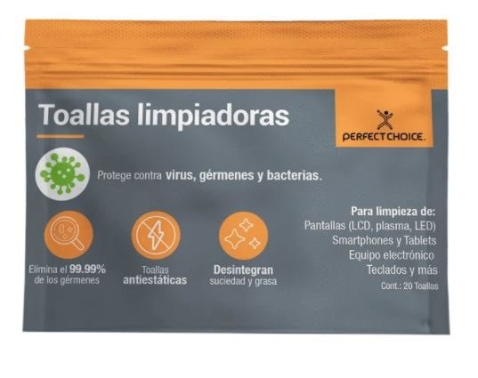 [ACCMST2220] Toallas Limpiadoras PERFECT CHOICE PC-030270
