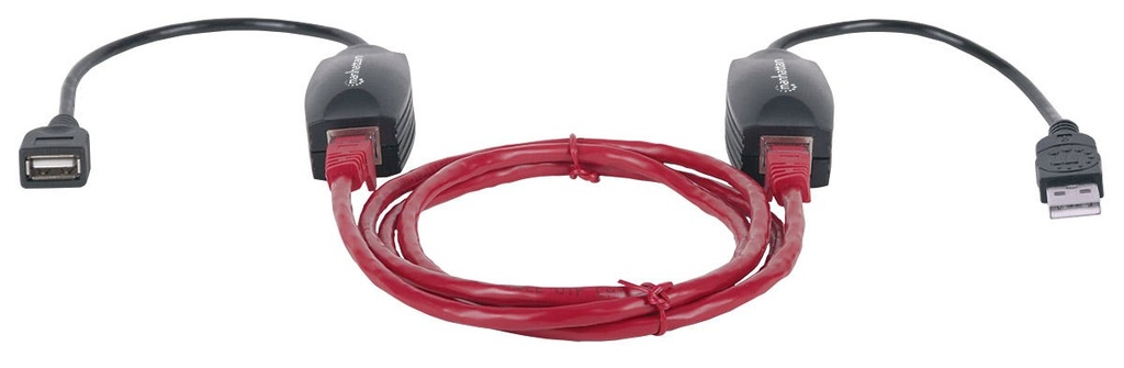 [CABITL1350] Extensor USB Longitud Máxima 60 m MANHATTAN 179300