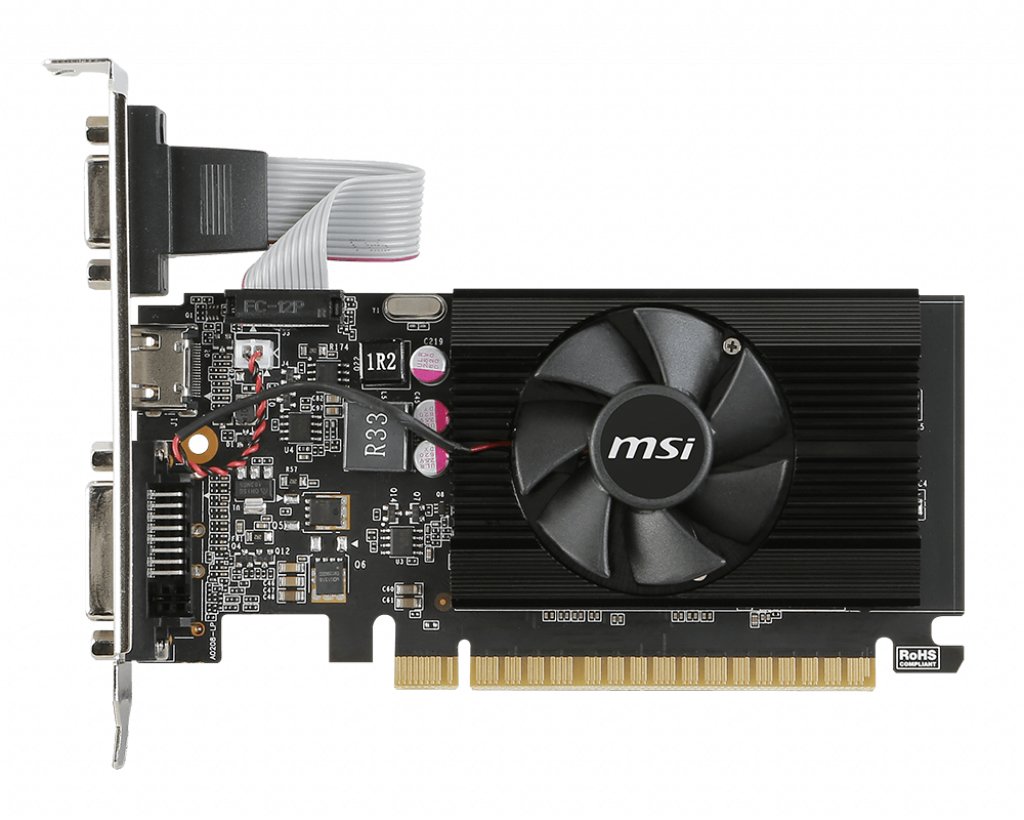 [TVIMSI1280] Tarjeta de video Gaming MSI GT 710 2GD3 LP