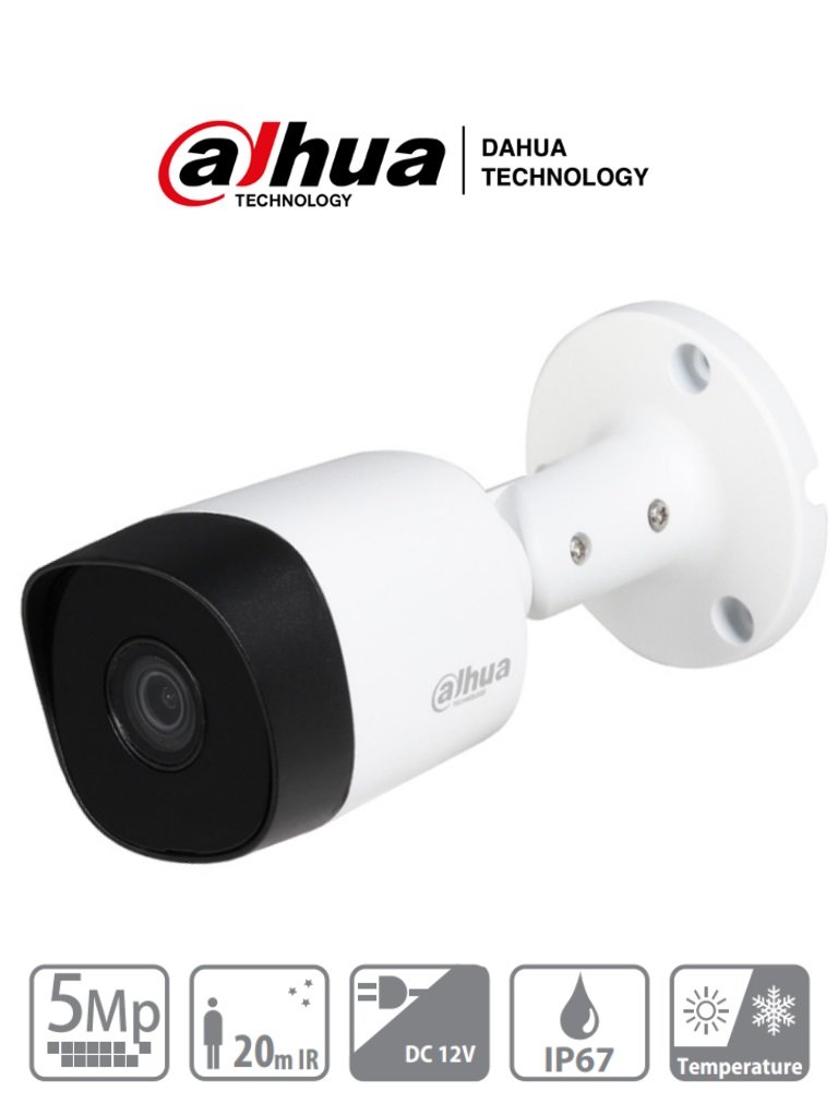 [CAMDAH3450] Cámara Bala  Dahua Technology DH-HAC-B2A51N-0280B-S2