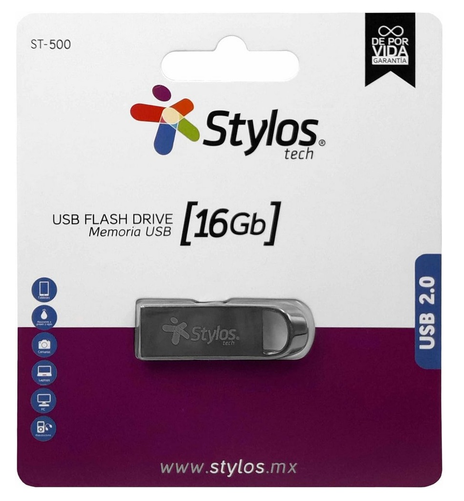 Memoria USB Stylos STMUS516B | Qubitgate